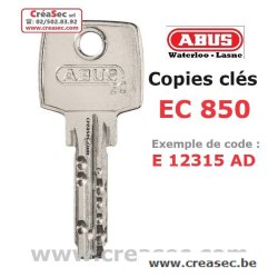 Reproduction clef ABUS EC850