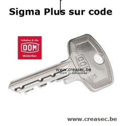 Sleutel op code Dom Sigma Plus