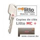 Copie de clé LITTO MP Plus