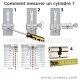 mesurer un barillet Mul-T-Lock avec bouton