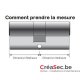 Cylindre ISEO F9 sur code existant