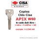 Copie cle Cisa ASIX