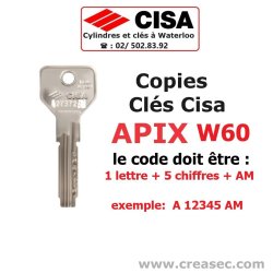 Copie cle Cisa ASIX