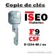 copie clef csf f9