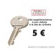 Cylindre Iseo 21x21 mm