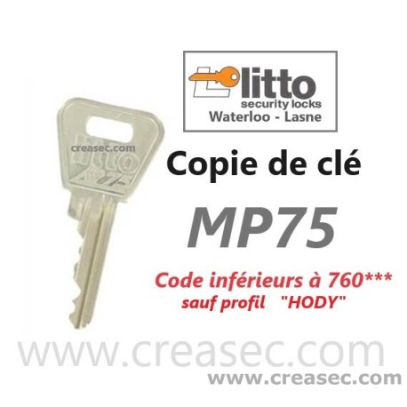 sleutels LITTO MP Plus