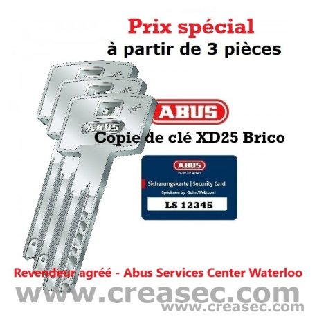 sleutels Abus XP2S