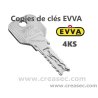 Copie de Clé EVVA 4KS